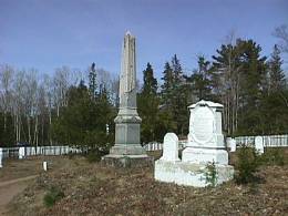 inside Evergreen Cemetery