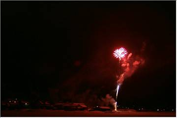 Fireworks at Mt. Ripley