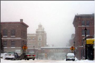 Sheldon Avenue near the Post Office