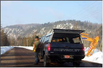 The road crew on Cliff Drive