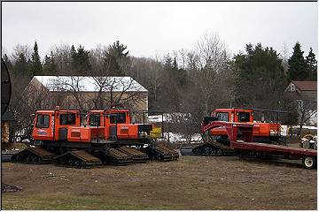 Sidelined Sno-Cats