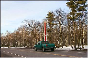 US 41 at the Snow Thermometer