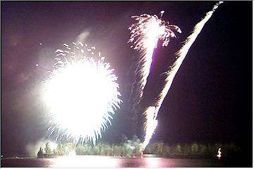 Copper Harbor fireworks