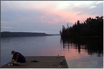 Daisy Farm landing on Isle Royale