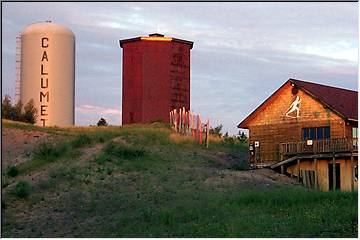 Swedetown and the Calumet water tank