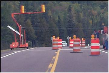 Solar powered traffic lights