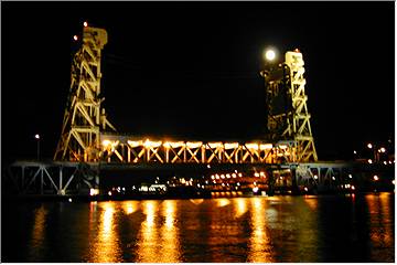 Lift Bridge last night