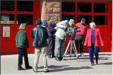 Film crew in the Copper Country