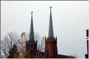 Historic steeples in the Copper Country