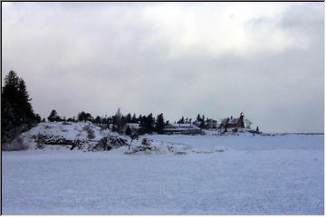 Snow at Eagle Harbor