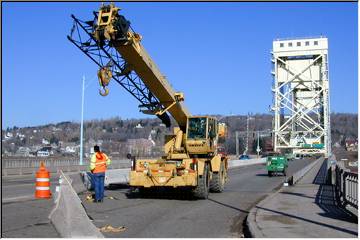 Bridge work begins