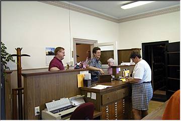 In the Courthouse at Eagle River