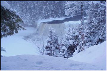 Winter at Tahquamenon Falls