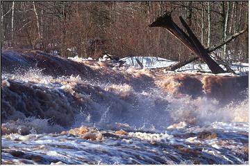 Rushing river