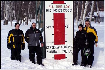 Keweenaw snow stick