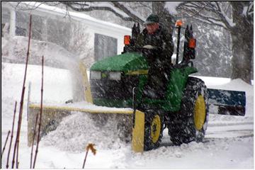 Blowin' the snow