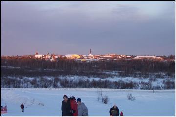 Glowing city