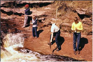 Well dressed fishermen