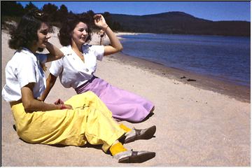 Girls on the beach