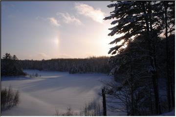 Winter lake