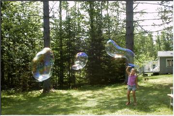 Bubble girl