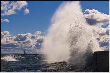 Windy breakwall