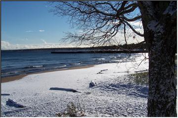 White sand beach