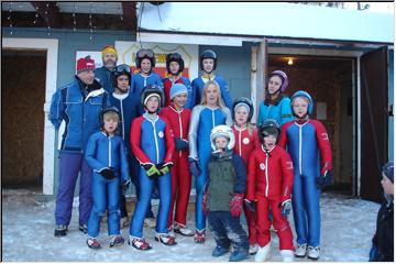 Jr. skiers