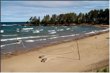 Beach sand