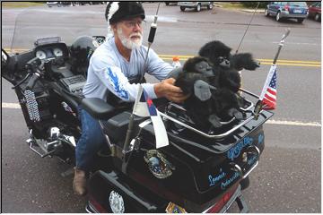 Biker and beasts