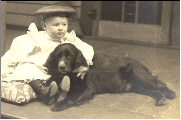 A boy and his dog