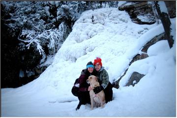 Frozen falls