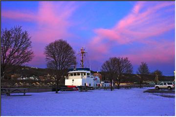 Pink clouds