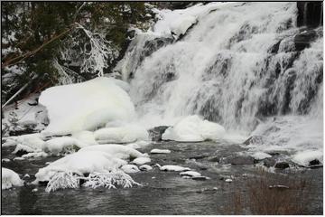 Winter waterfall