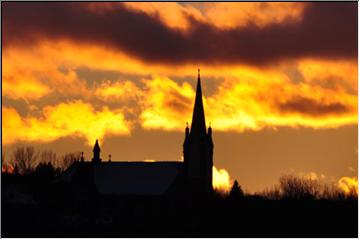 Houghton sunset