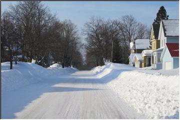 Snowy street