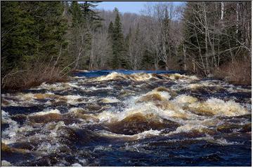 Churning waters