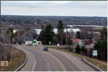 Looking over Lake Linden