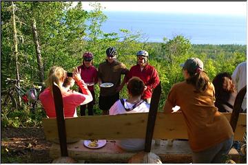 Breakfast on the trail