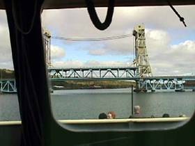 As the Captain sees the lift bridge